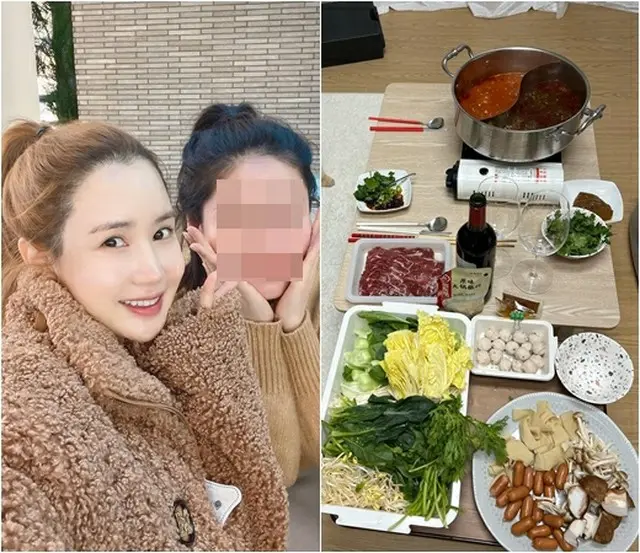 女優イ・ダヘ、10年来の中国語の先生と火鍋を楽しむ「いつも一緒にいてくれてありがとう」（画像提供:wowkorea）