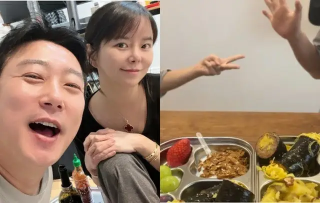 お笑い芸人イ・スグンの妻パク・ジヨンが料理の腕を自慢した。（画像提供:wowkorea）