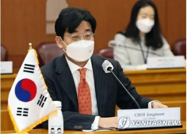 韓国外交部の崔鍾文第2次官（資料写真）＝（聯合ニュース）