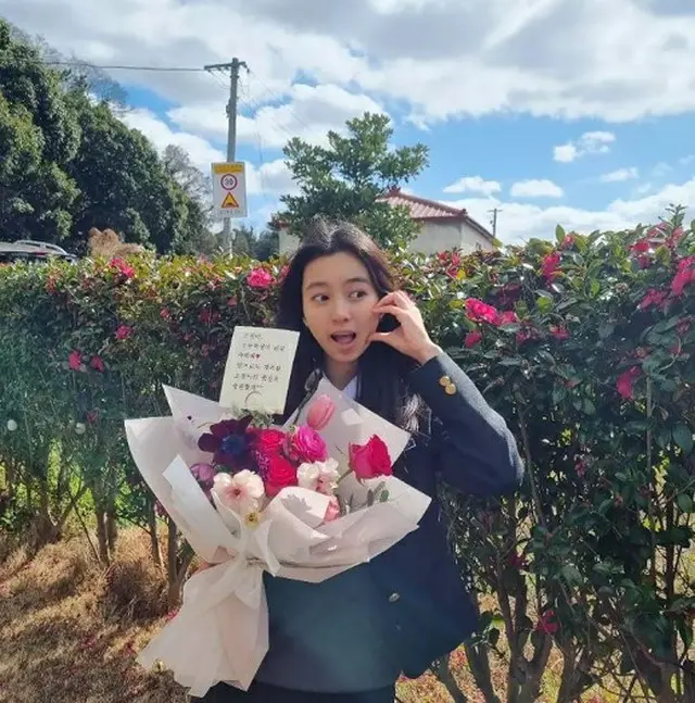女優カル・ソウォンが高校生になった。（画像提供:wowkorea）