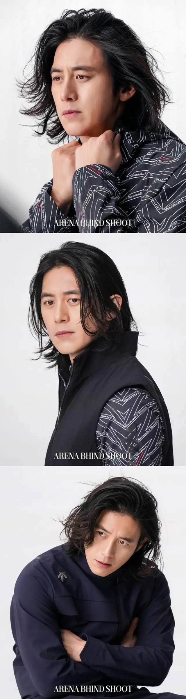 “これで3人の子どものパパ”俳優コ・ス、ロングヘアに彫刻のような完ぺきビジュアル（画像提供:wowkorea）