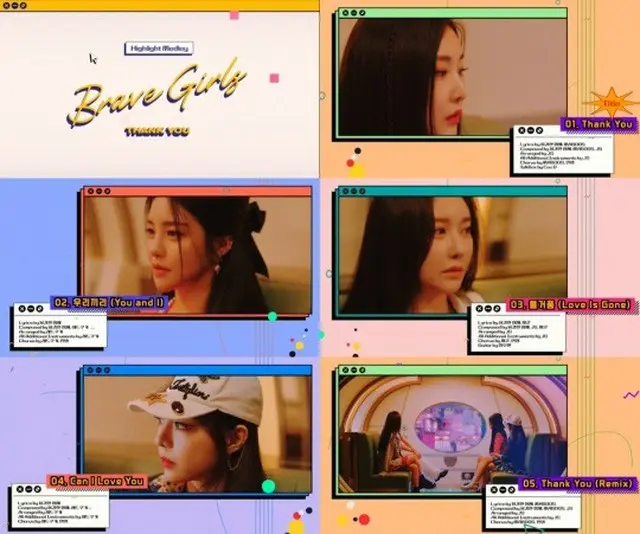 「Brave Girls」、6thミニアルバム「THANK YOU」全曲ハイライトメドレー公開（画像提供:wowkorea）