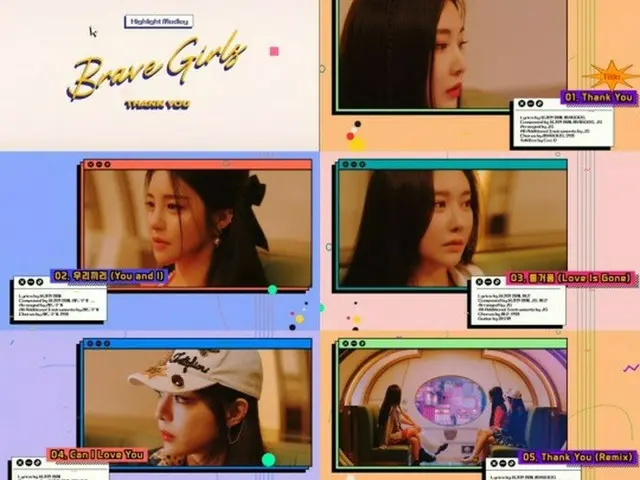 「Brave Girls」、6thミニアルバム「THANK YOU」全曲ハイライトメドレー公開（画像提供:wowkorea）