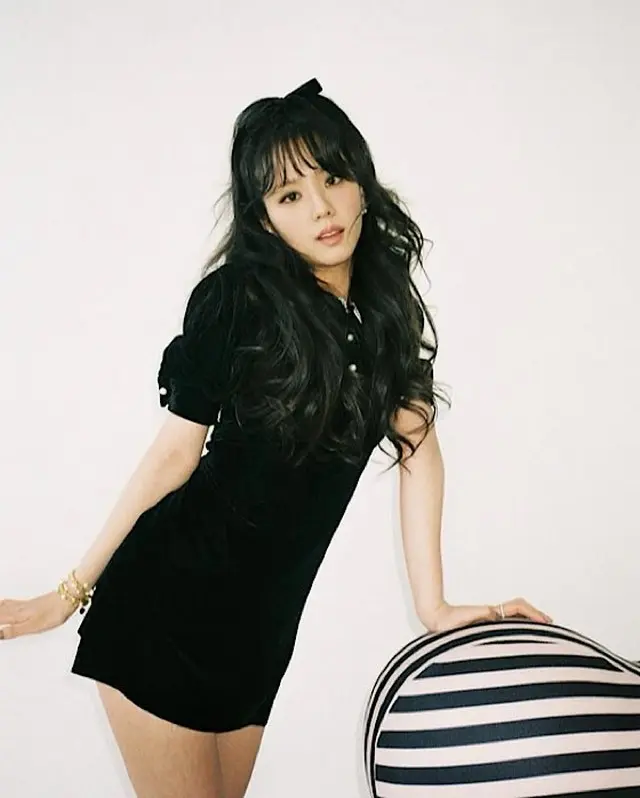 「BLACKPINK」JISOO、黒がよく似合う…「華やかなビジュアル」（画像提供:wowkorea）
