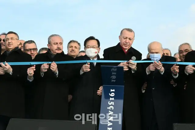 トルコを訪問した金首相、世界最長の吊り橋「チャナッカレ大橋」の開通式に参加＝韓国報道（画像提供:wowkorea）