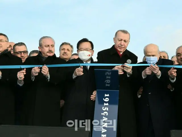 トルコを訪問した金首相、世界最長の吊り橋「チャナッカレ大橋」の開通式に参加＝韓国報道（画像提供:wowkorea）