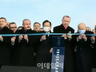 トルコを訪問した金首相、世界最長の吊り橋「チャナッカレ大橋」の開通式に参加＝韓国報道