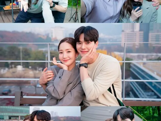 パク・ミニョン＆ソン・ガン、自然なスキンシップ（画像提供:wowkorea）
