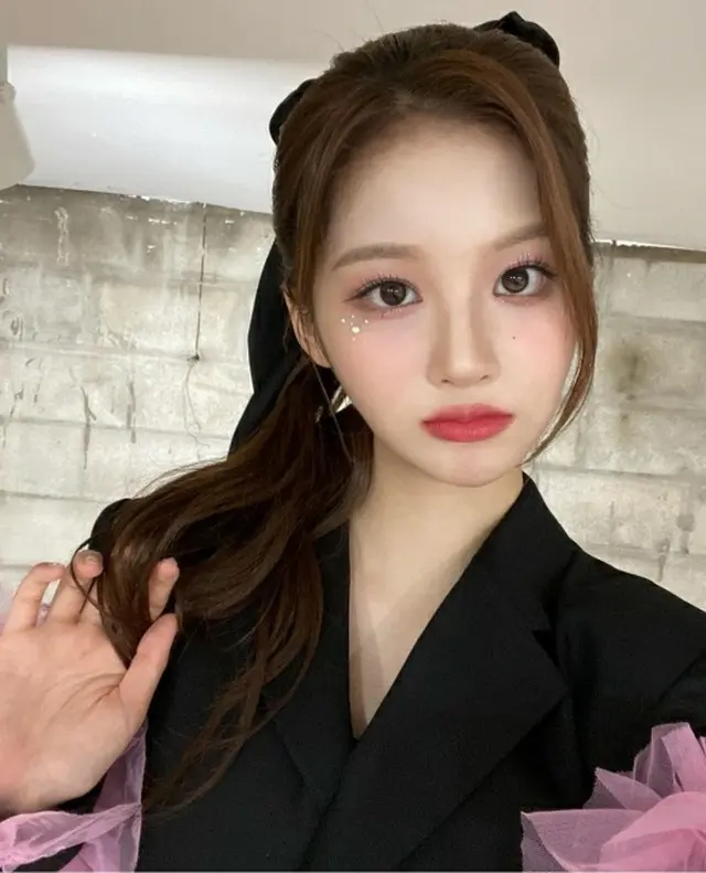 「NMIXX」のメンバー・ソリュンが人形のような美貌を披露した（画像提供:wowkorea）