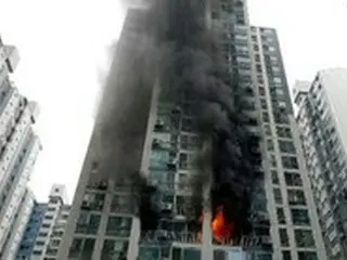 ソウル東大門区の高層マンションで火災...1人死亡＝韓国