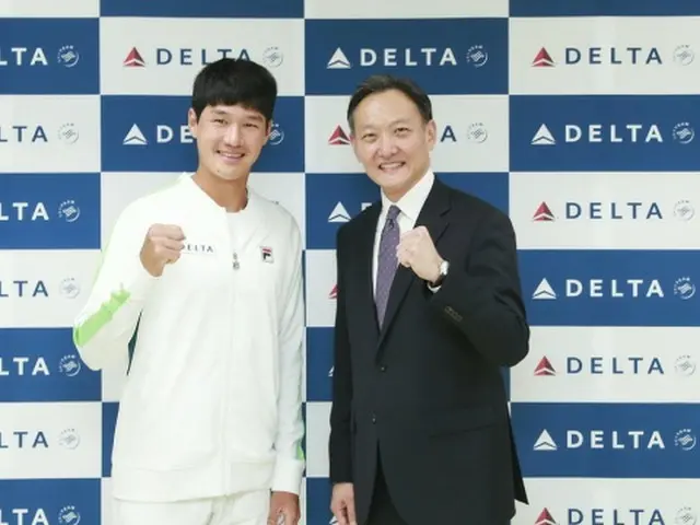 “韓国テニスの看板”クォン・スンウ、デルタ航空とスポンサー契約（画像提供:wowkorea）