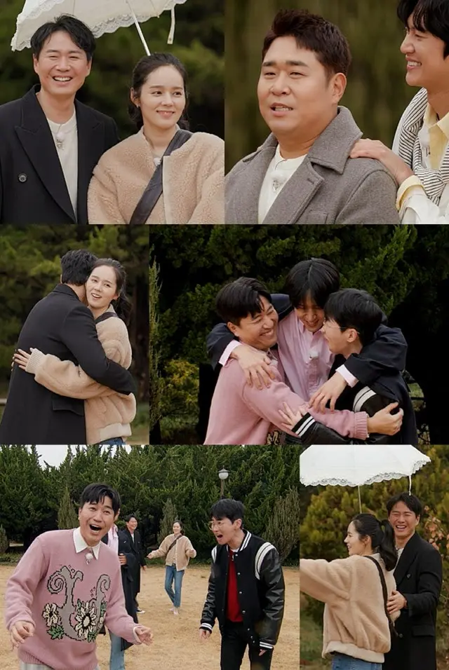 俳優ヨン・ジョンフン＆ハン・ガイン夫婦、バラエティ番組「1泊2日」で共演…おしどり夫婦のキスに現場は騒然（画像提供:wowkorea）
