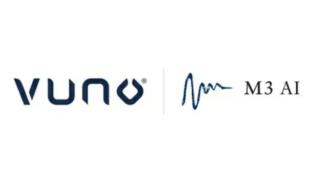 VUNOとエムスリーAIのロゴ（VUNO提供）＝（聯合ニュース）≪転載・転用禁止≫