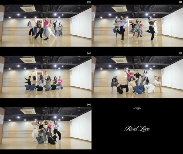 「OH MY GIRL」、練習室を満たすラブリーな魅力…「Real Love」ダンス動画公開（画像提供:wowkorea）
