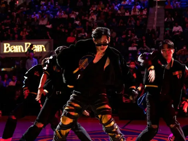 “ウォリアーズのグローバルアンバサダー”歌手BamBam（GOT7）、米NBAのハーフタイムショーでパフォーマンス（画像提供:wowkorea）