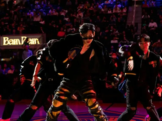 “ウォリアーズのグローバルアンバサダー”歌手BamBam（GOT7）、米NBAのハーフタイムショーでパフォーマンス（画像提供:wowkorea）