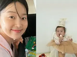 女優ハン・ジヘ、一人娘の特別な記念日…「300日おめでとう」