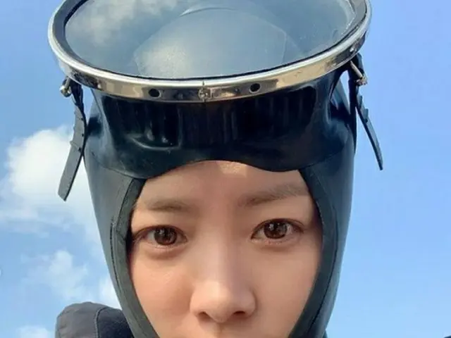 女優ハン・ジミンが海女に変身した（画像提供:wowkorea）