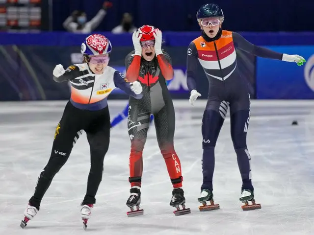 “ショートトラックの女帝”チェ・ミンジョン、4年ぶりに世界選手権総合優勝＆4冠王（画像提供:wowkorea）