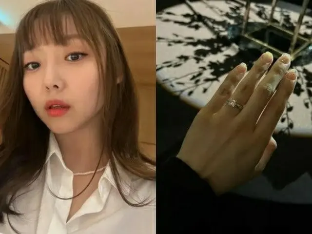 ミン（元Miss A）、左手薬指に婚約指輪？意味深投稿が話題（画像提供:wowkorea）