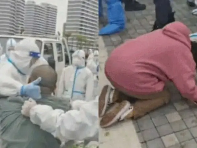 「ひざまずき猛抗議」“立ち退き”を強いられる上海市民たち…新型コロナ隔離施設不足で＝韓国報道（画像提供:wowkorea）