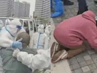 「ひざまずき猛抗議」“立ち退き”を強いられる上海市民たち…新型コロナ隔離施設不足で＝韓国報道
