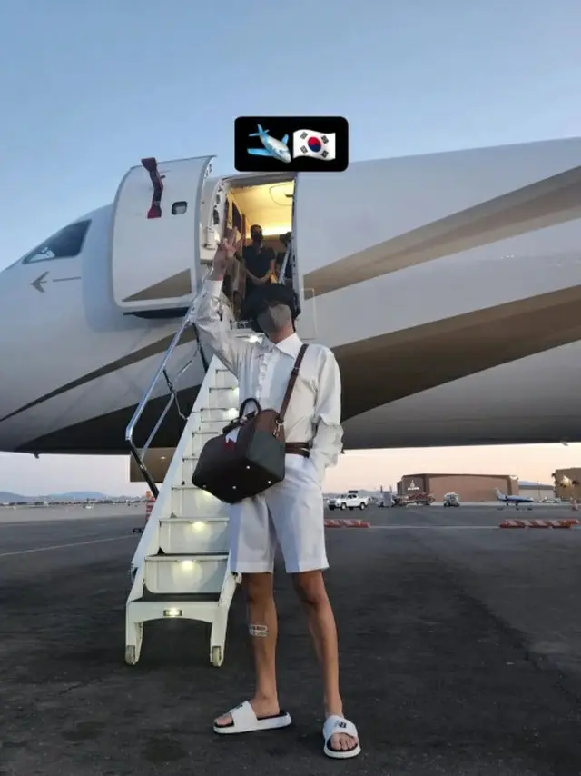 「BTS」V、コンサート中に足を裂傷‥絆創膏を貼って帰国（画像提供:wowkorea）