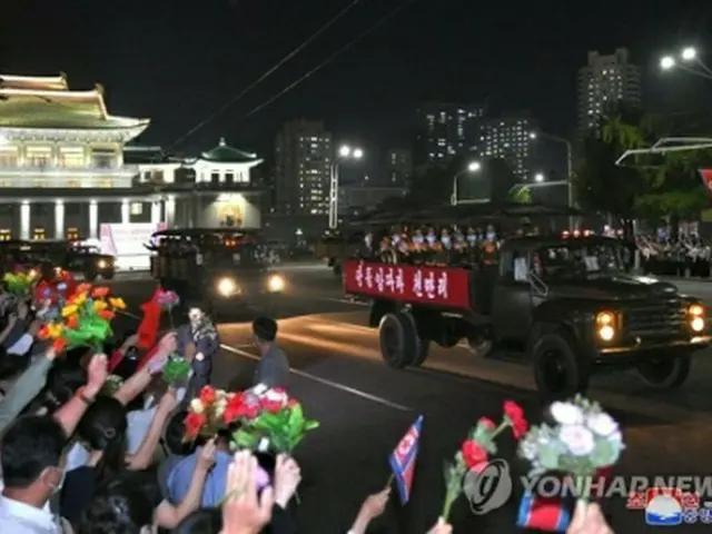 北朝鮮が昨年９月、建国７３年の記念日に実施した閲兵式（資料写真）＝（聯合ニュース）