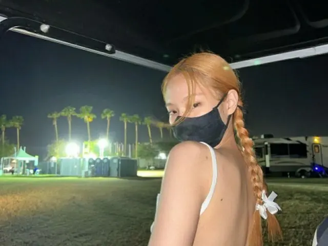 コーチェラを観覧したJENNIE（BLACKPINK）1（画像提供:wowkorea）