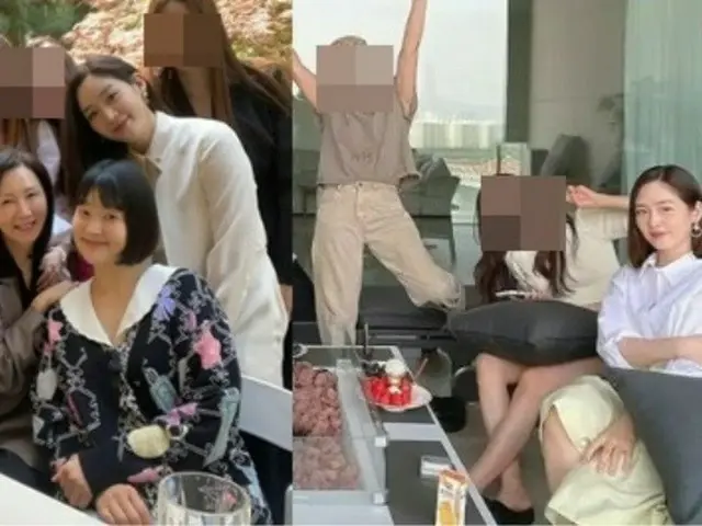 女優ソン・ユリ（Fin.K.L.）、「あるステキな日」…チョン・インファ、ハン・ジヘらと”美女たちの集い”で近況公開（画像提供:wowkorea）