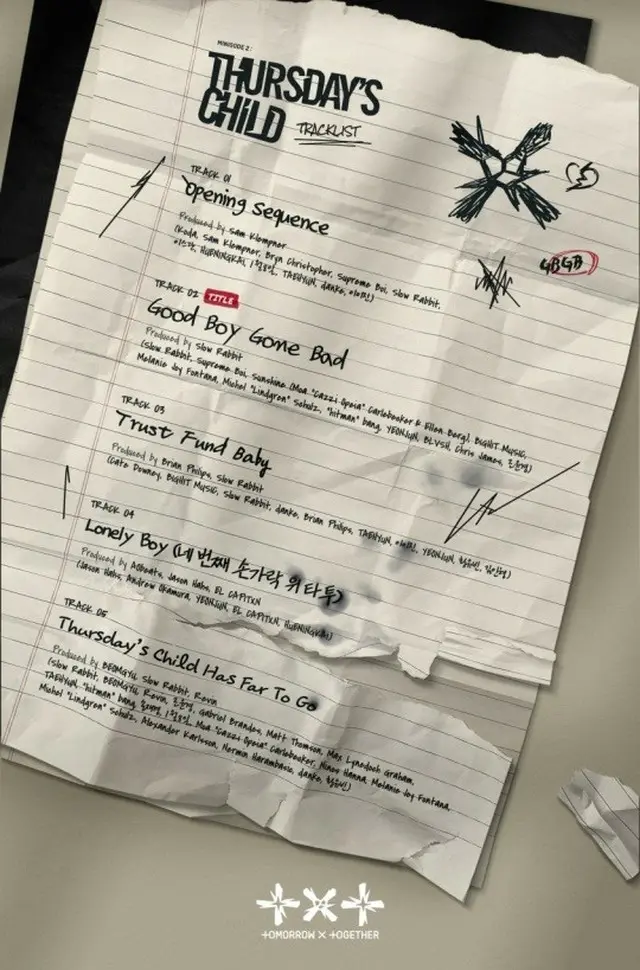 「TOMORROW X TOGETHER」が「Good Boy Gone Bad」でカムバックする。（画像提供:wowkorea）
