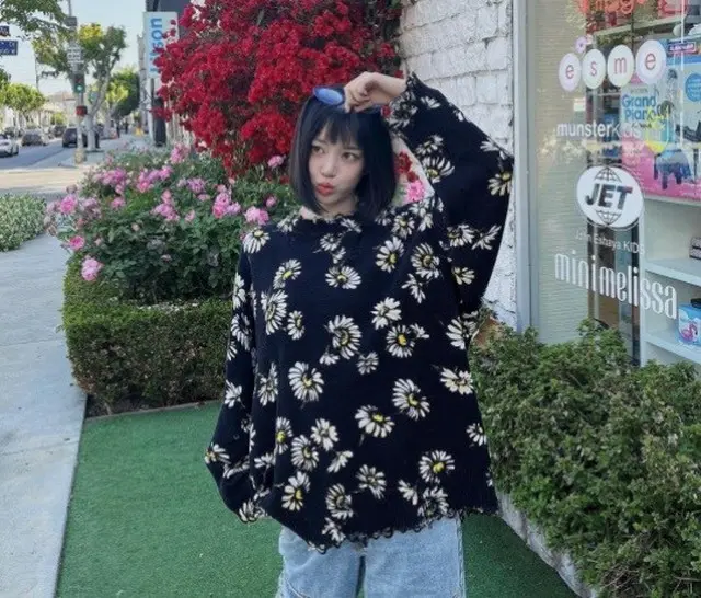 女優イ・ユビが米国から近況を伝えた。（画像提供:wowkorea）