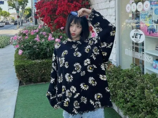 女優イ・ユビが米国から近況を伝えた。（画像提供:wowkorea）