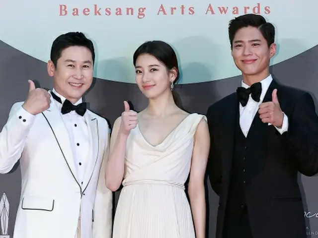 【公式】俳優パク・ボゴム、除隊後の初活動は「百想芸術大賞」MC…2年ぶりにシン・ドンヨプ＆スジ（元Miss A）と進行（画像提供:wowkorea）