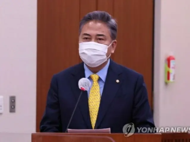 人事聴聞会に臨む朴氏＝２日、ソウル（聯合ニュース）