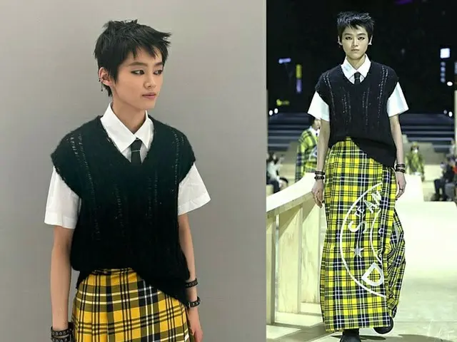 「ベリーショート」の韓国人女性モデル、梨大で開かれた「Diorショー」オープニングに登場し話題（画像提供:wowkorea）