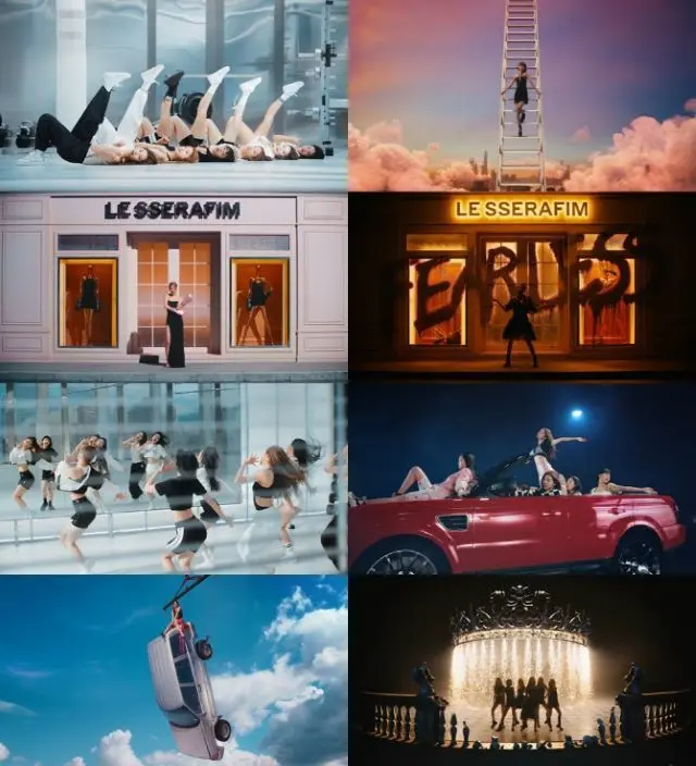 “クラスが違うビジュアル”「LE SSERAFIM」、デビュー曲「FEARLESS」MVで魅せた“6人の抱負と欲望”（画像提供:wowkorea）