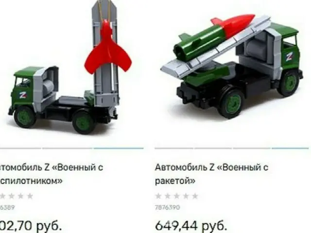 ロシア、ウクライナ侵攻兵器のおもちゃを販売（画像提供:wowkorea）