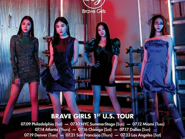 「Brave Girls」、7月に初の単独米国ツアー開催…9都市を訪問（画像提供:wowkorea）