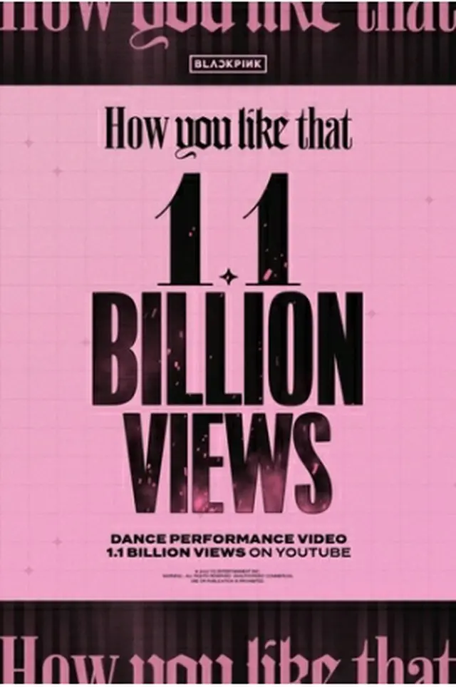 「How　You　Like　That」の振り付け動画が再生回数11億回を突破した（YGエンターテインメント提供）＝（聯合ニュース）≪転載・転用禁止≫