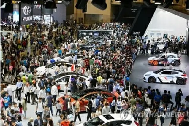 過去の釜山モーターショー（資料写真）＝（聯合ニュース）