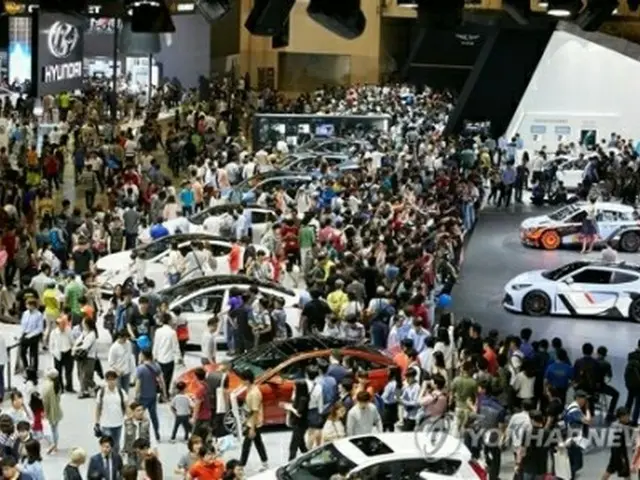 過去の釜山モーターショー（資料写真）＝（聯合ニュース）