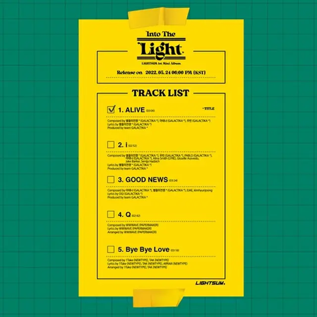 ガールグループ「LIGHTSUM」、トラックリストを公開（画像提供:wowkorea）