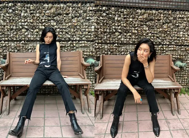 女優チェ・ジョンアン、オールブラックスタイルでカリスマあふれる姿…「踊りたい」（画像提供:wowkorea）