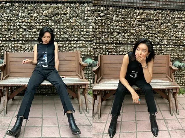 女優チェ・ジョンアン、オールブラックスタイルでカリスマあふれる姿…「踊りたい」（画像提供:wowkorea）