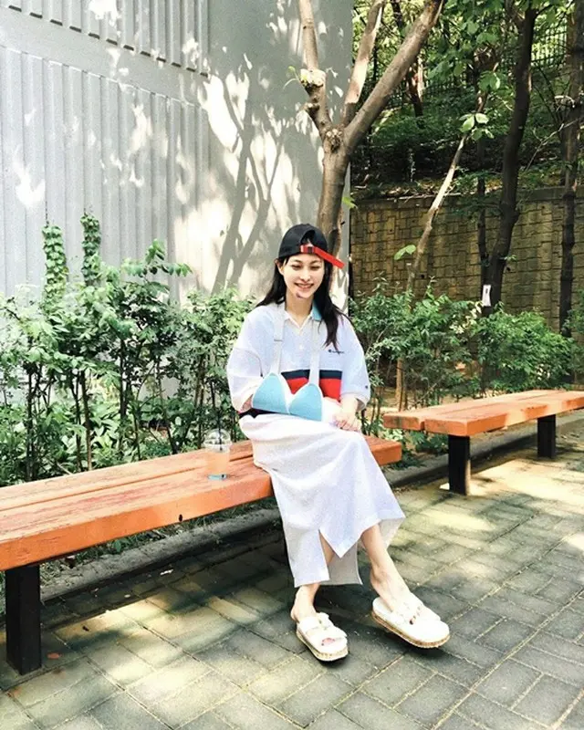 元「KARA」パク・ギュリ、顔と腕を負傷した痛々しい姿なのに…（画像提供:wowkorea）