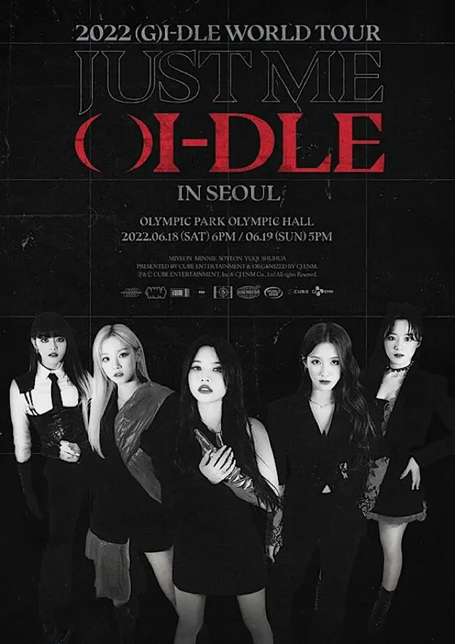 「(G)I-DLE」、初のワールドツアーソウル公演先行予約完売（画像提供:wowkorea）