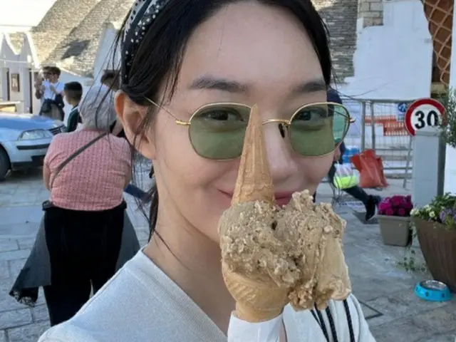 女優シン・ミナ、イタリアで観光客モード？近況を公開（画像提供:wowkorea）