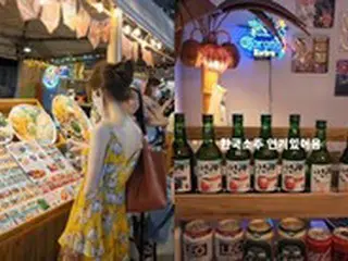 女優シン・ジュア、タイの道端でも…”芸能人らしさが目立つ？”