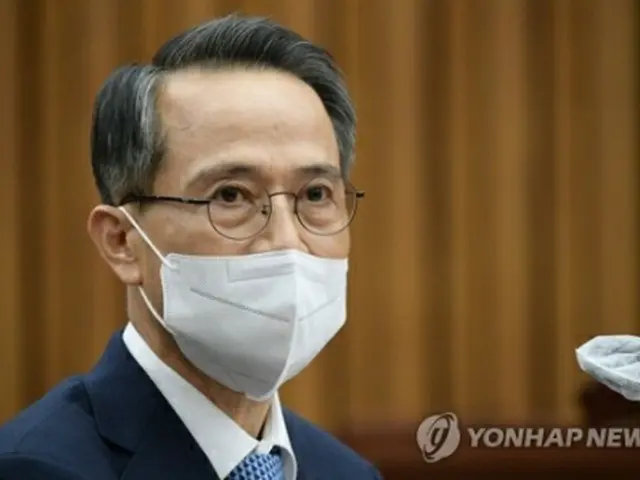 人事聴聞会で答弁する金奎顕氏（国会写真記者団）＝２５日、ソウル（聯合ニュース）